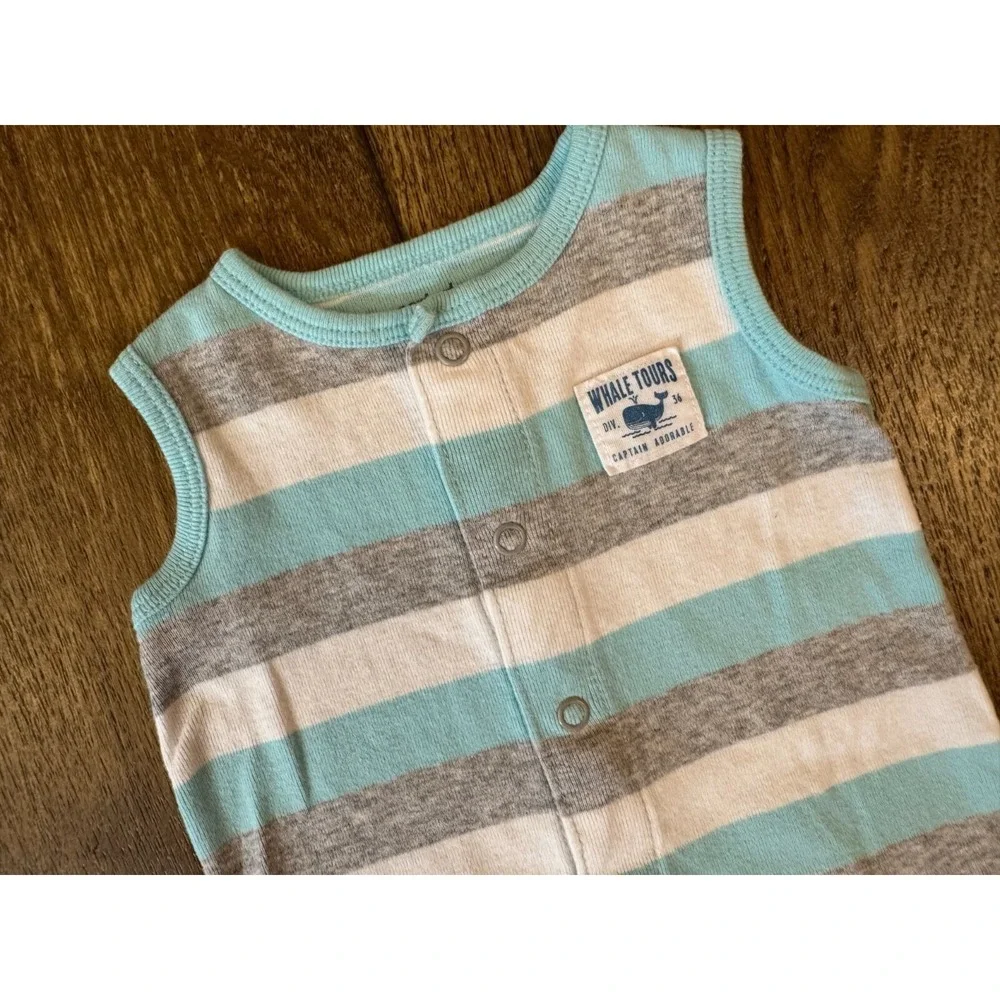 Carters‎ Baby Boy 3 Months Outfits Clothes Lot Bundle Rompers Shorts Guac Star
